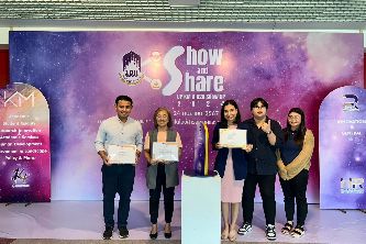 กองบริการการศึกษา ได้รับรางวัลจากโครงการ Show & Share UP KM & R2R Show UP 2024 