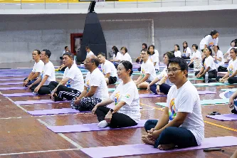 มหาวิทยาลัยพะเยา ร่วมกับ สถานกงสุลอินเดีย จังหวัดเชียงใหม่ จัดกิจกรรมวันโยคะสากล ครั้งที่ 11