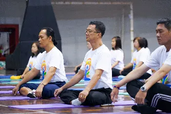มหาวิทยาลัยพะเยา ร่วมกับ สถานกงสุลอินเดีย จังหวัดเชียงใหม่ จัดกิจกรรมวันโยคะสากล ครั้งที่ 11