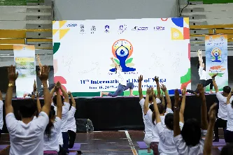 มหาวิทยาลัยพะเยา ร่วมกับ สถานกงสุลอินเดีย จังหวัดเชียงใหม่ จัดกิจกรรมวันโยคะสากล ครั้งที่ 11