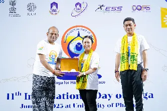 มหาวิทยาลัยพะเยา ร่วมกับ สถานกงสุลอินเดีย จังหวัดเชียงใหม่ จัดกิจกรรมวันโยคะสากล ครั้งที่ 11