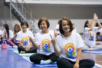 มหาวิทยาลัยพะเยา ร่วมกับ สถานกงสุลอินเดีย จังหวัดเชียงใหม่ จัดกิจกรรมวันโยคะสากล ครั้งที่ 11