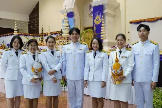 กองบริการการศึกษา มหาวิทยาลัยพะเยา เข้าร่วมพิธีบวงสรวงสมเด็จพระนเรศวรมหาราช พิธีบำเพ็ญกุศลอุทิศถวายแด่สมเด็จพระนเรศวรมหาราช และพิธีวางพานพุ่ม