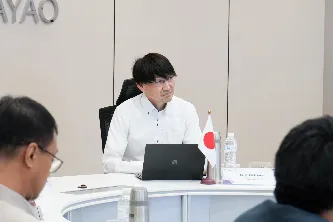 มหาวิทยาลัยพะเยาให้การต้อนรับคณะผู้บริหาร Kindai University และบริษัท Frontier Co., Ltd.