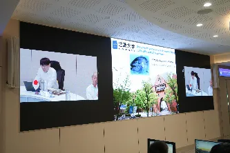 มหาวิทยาลัยพะเยาให้การต้อนรับคณะผู้บริหาร Kindai University และบริษัท Frontier Co., Ltd.