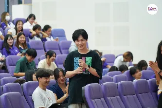 กองบริการการศึกษา จัดกิจกรรมการเรียนการสอนรายวิชาในหมวดวิชาศึกษาทั่วไป “เรียนรู้ร่วมกันสรรค์สร้างสังคม” ในหัวข้อ “ชุมชนคืออะไร”