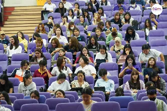 กองบริการการศึกษา จัดกิจกรรมการเรียนการสอนรายวิชาในหมวดวิชาศึกษาทั่วไป “เรียนรู้ร่วมกันสรรค์สร้างสังคม” ในหัวข้อ “ชุมชนคืออะไร”