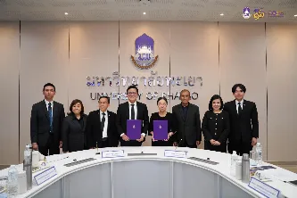 มหาวิทยาลัยพะเยา จัดพิธีลงนามบันทึกความเข้าใจทางวิชาการ เรื่อง การส่งเสริมและสนับสนุนด้านวิชาการและการแลกเปลี่ยนองค์ความรู้ด้านดาราศาสตร์และเทคโนโลยี ระหว่าง มหาวิทยาลัยพะเยา  และสถาบันวิจัยดาราศาสตร์แห่งชาติ (องค์การมหาชน)