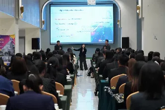 ผู้บริหารมหาวิทยาลัยพะเยา พบผู้บริหารสถานศึกษาและครูแนะแนว กลุ่มภาคตะวันออกเฉียงเหนือตอนกลาง ณ จังหวัดร้อยเอ็ด